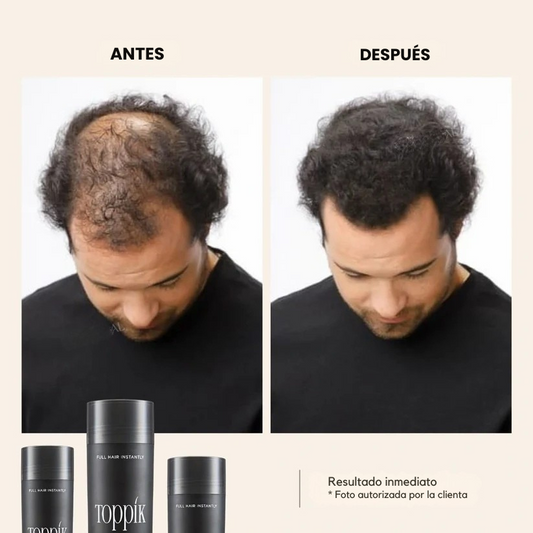 Toppik Hair - Fibras Capilares para Cobertura Instantánea + Regalos 🎁