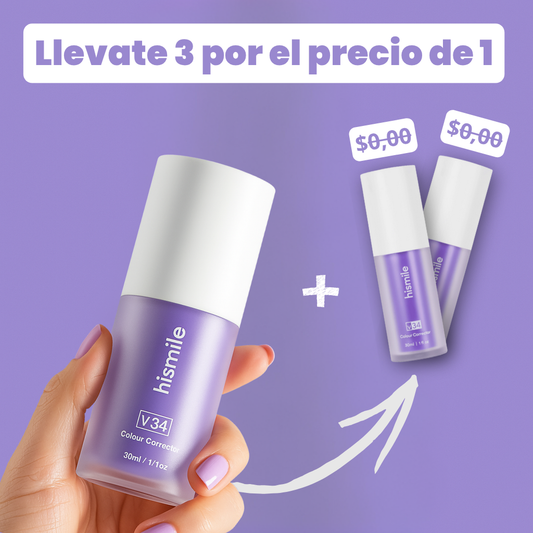 Pasta Dental Blanqueadora - V34: Llevate 3 y pagá 1 🎁